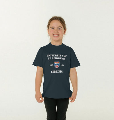 Denim Blue St Andrews Sibling Kids' T-shirt
