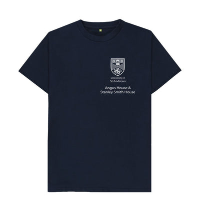 Navy Blue Angus House & Stanley Smith House T-Shirt