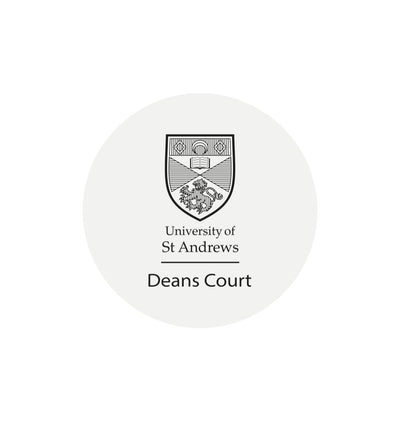 White Deans Court Sticker