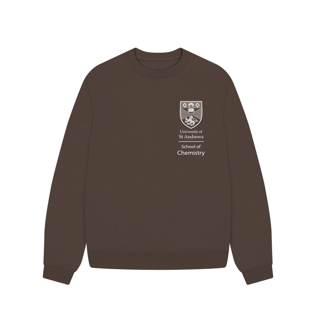 Chocolate School of Chemistry Oversized Ladies Sweater