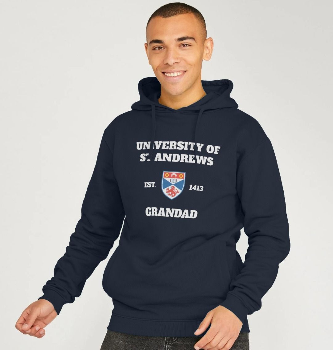 Navy Grandad Hoodie