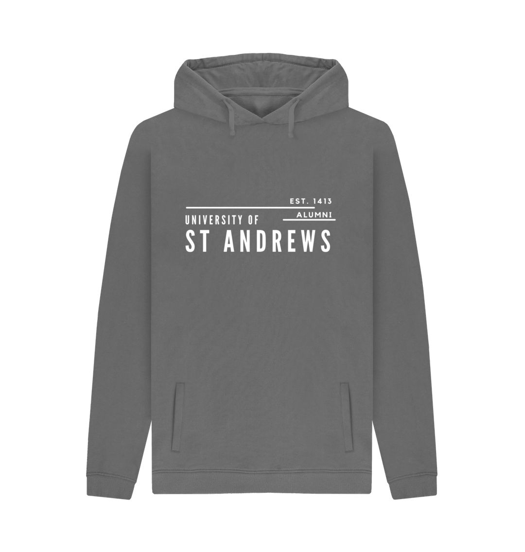 Slate Grey Offset Alumni Hoodie