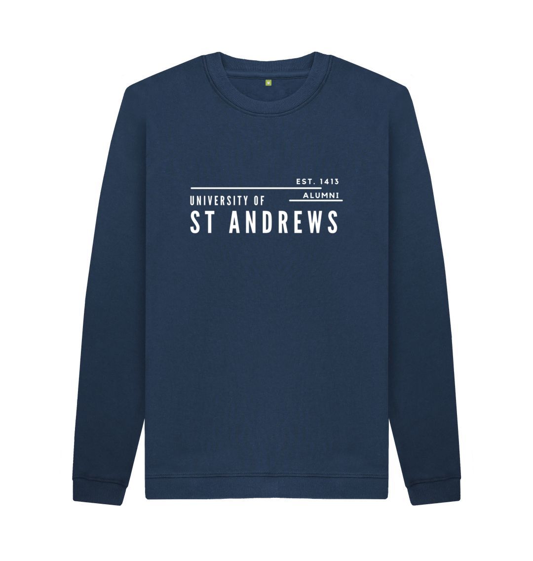 Navy Blue Offset Alumni Sweatshirt