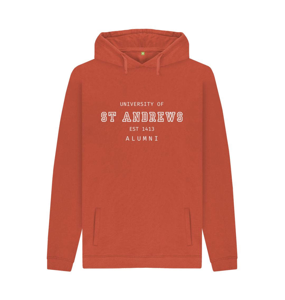 Rust Old School Alumni Hoodie