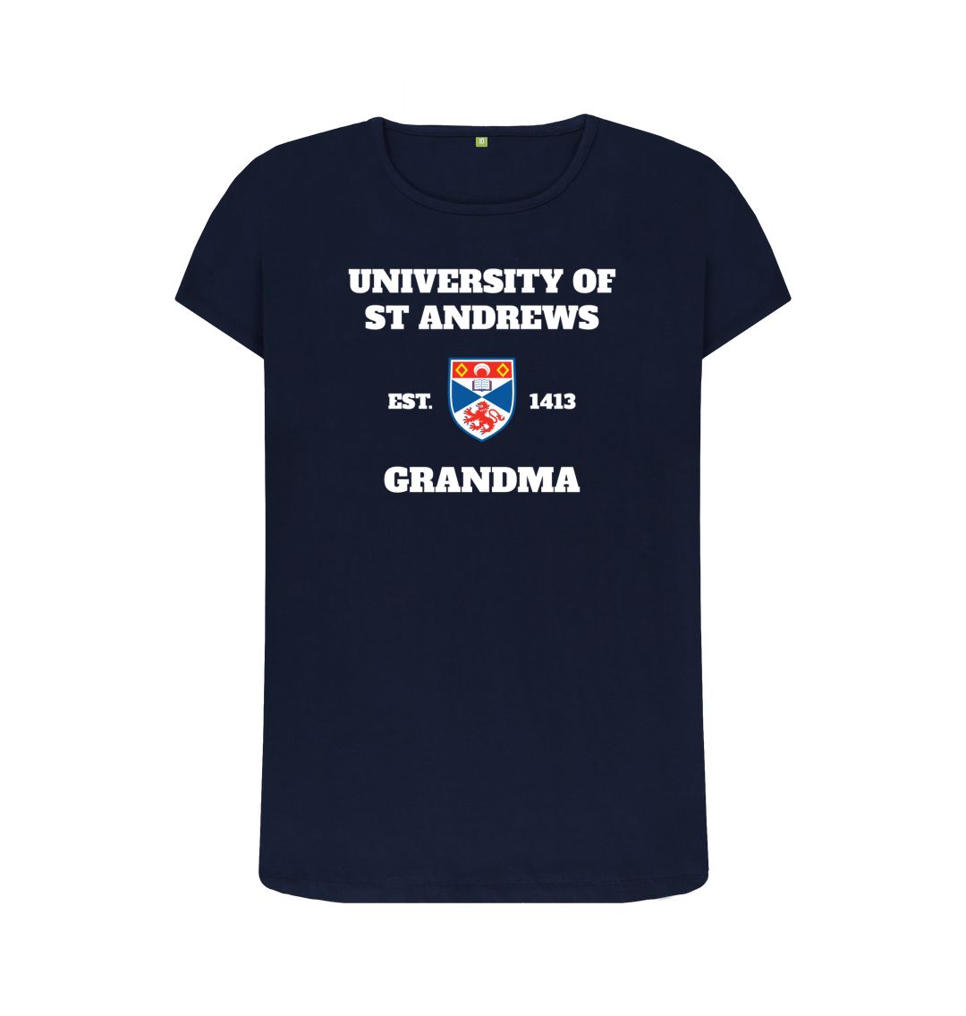 Navy Blue Grandma Top