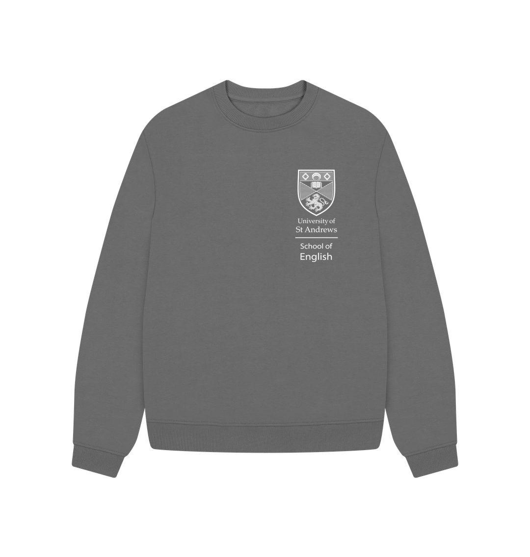 Slate Grey School of English Oversized Ladies Sweater