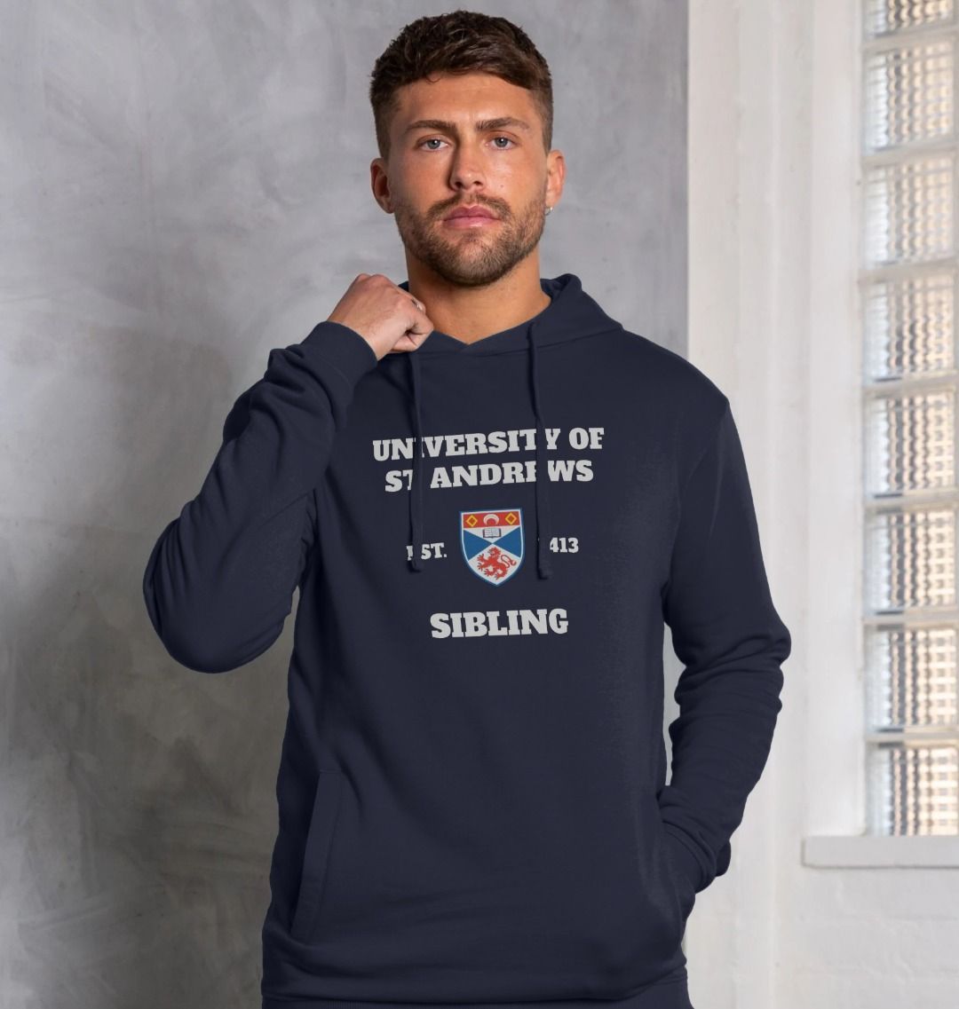 Navy Sibling Hoodie