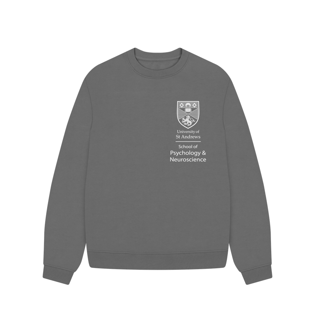 Slate Grey School of Psychology & Neuroscience Oversized Ladies Sweater