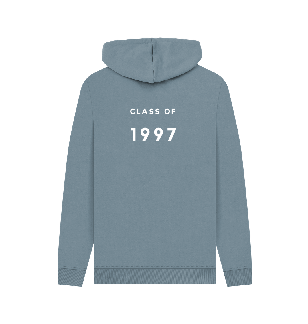 Stone Blue Offset Alumni Hoodie - Alan Martin