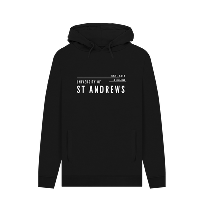 Black Offset Alumni Hoodie - Alan Martin