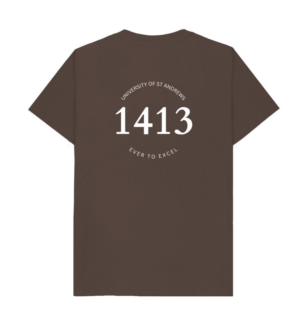 Chocolate 1413 Back Print T-Shirt