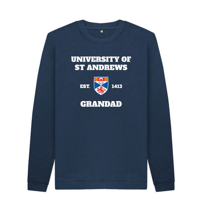 Navy Blue Grandad Sweatshirt