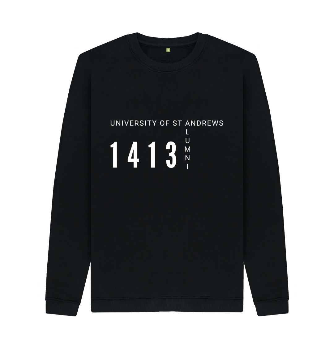 Black Crossword Alumni Sweatshirt