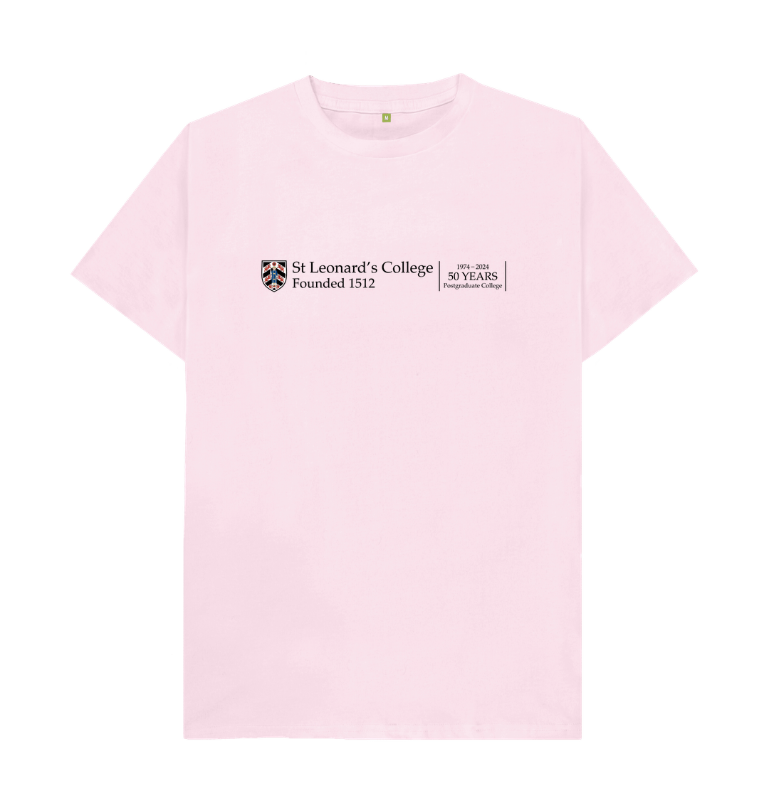 Pink St Leonard's 50th anniversary T-shirt