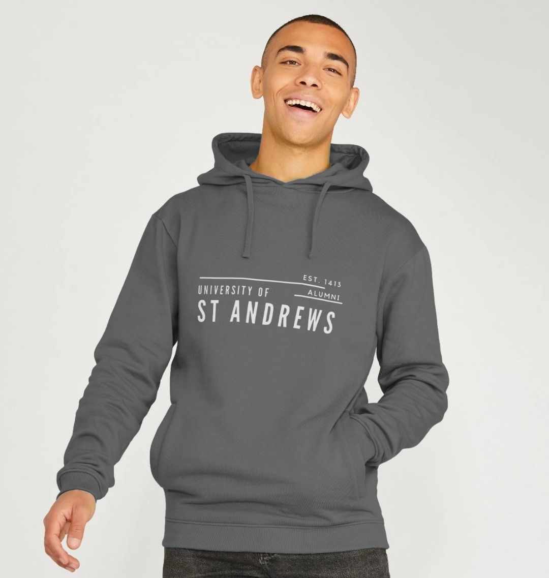 Slate Grey Offset Alumni Hoodie