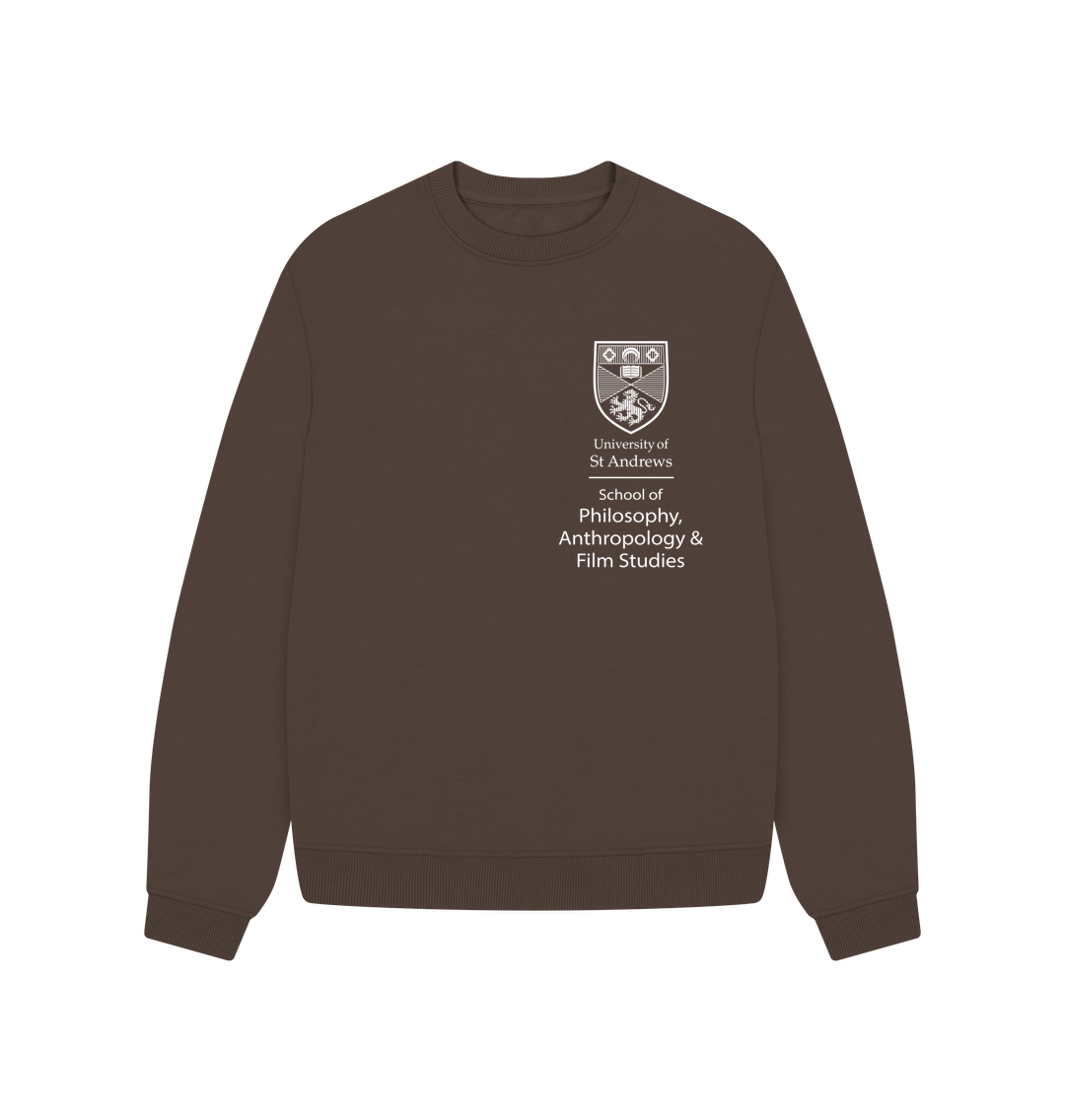 Chocolate School of Philosophy, Anthropology & Film Studies Oversized Ladies Sweater