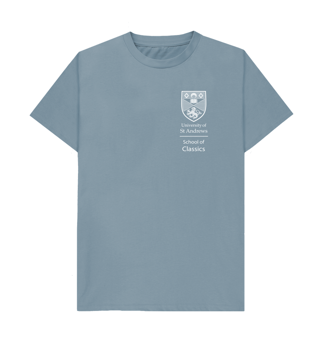 Stone Blue School of Classics Back Print T-Shirt