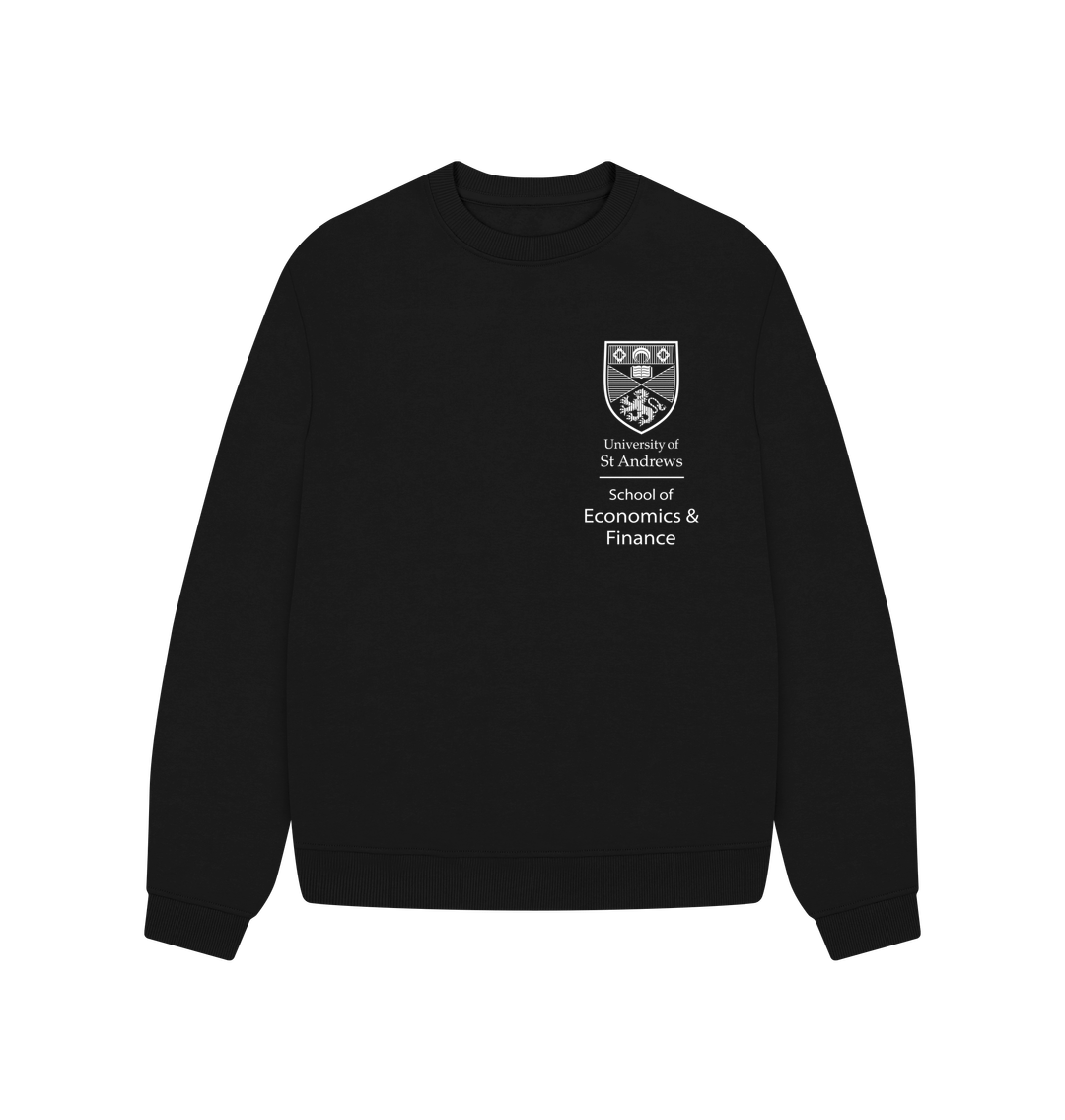 Black School of Economics and Finance Oversized Ladies Sweater