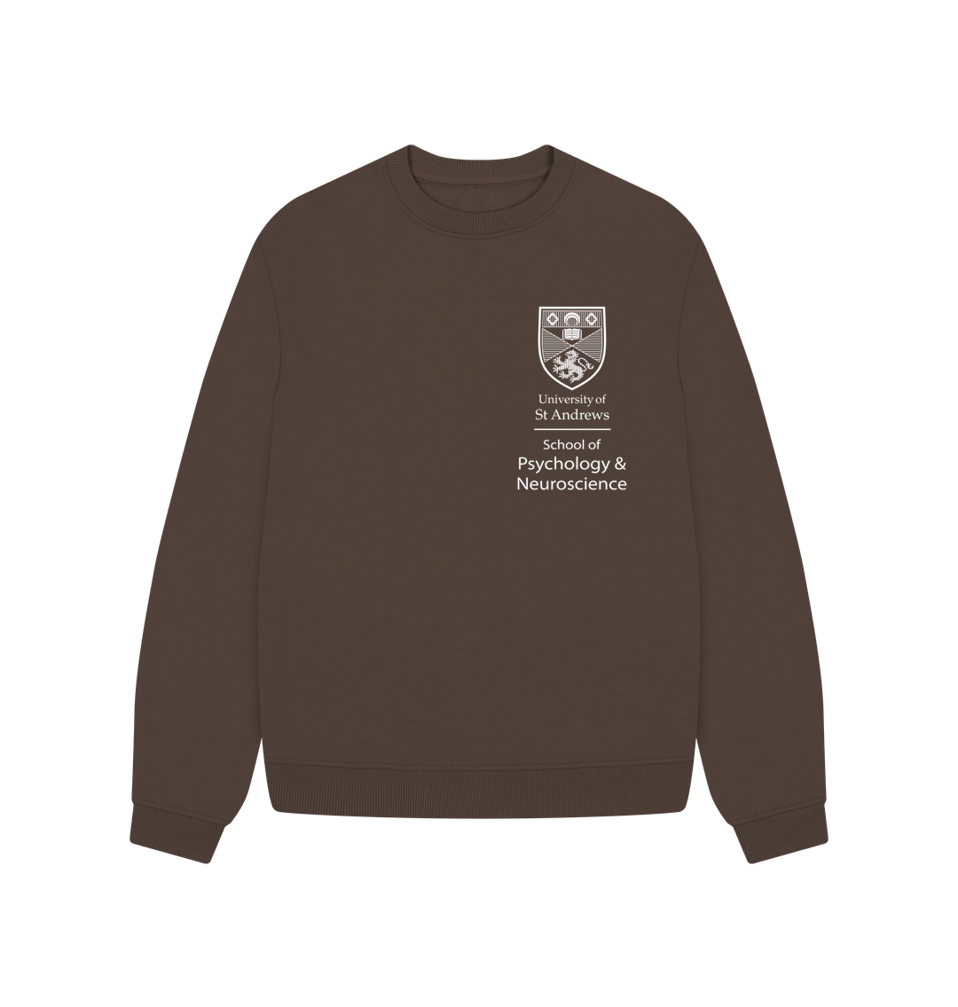 Chocolate School of Psychology & Neuroscience Oversized Ladies Sweater