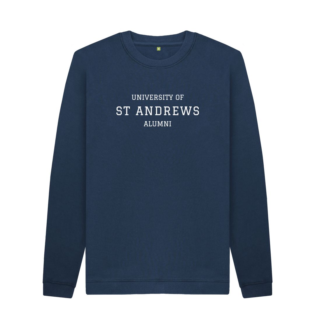 Navy Blue Alumni Minimal Sweater