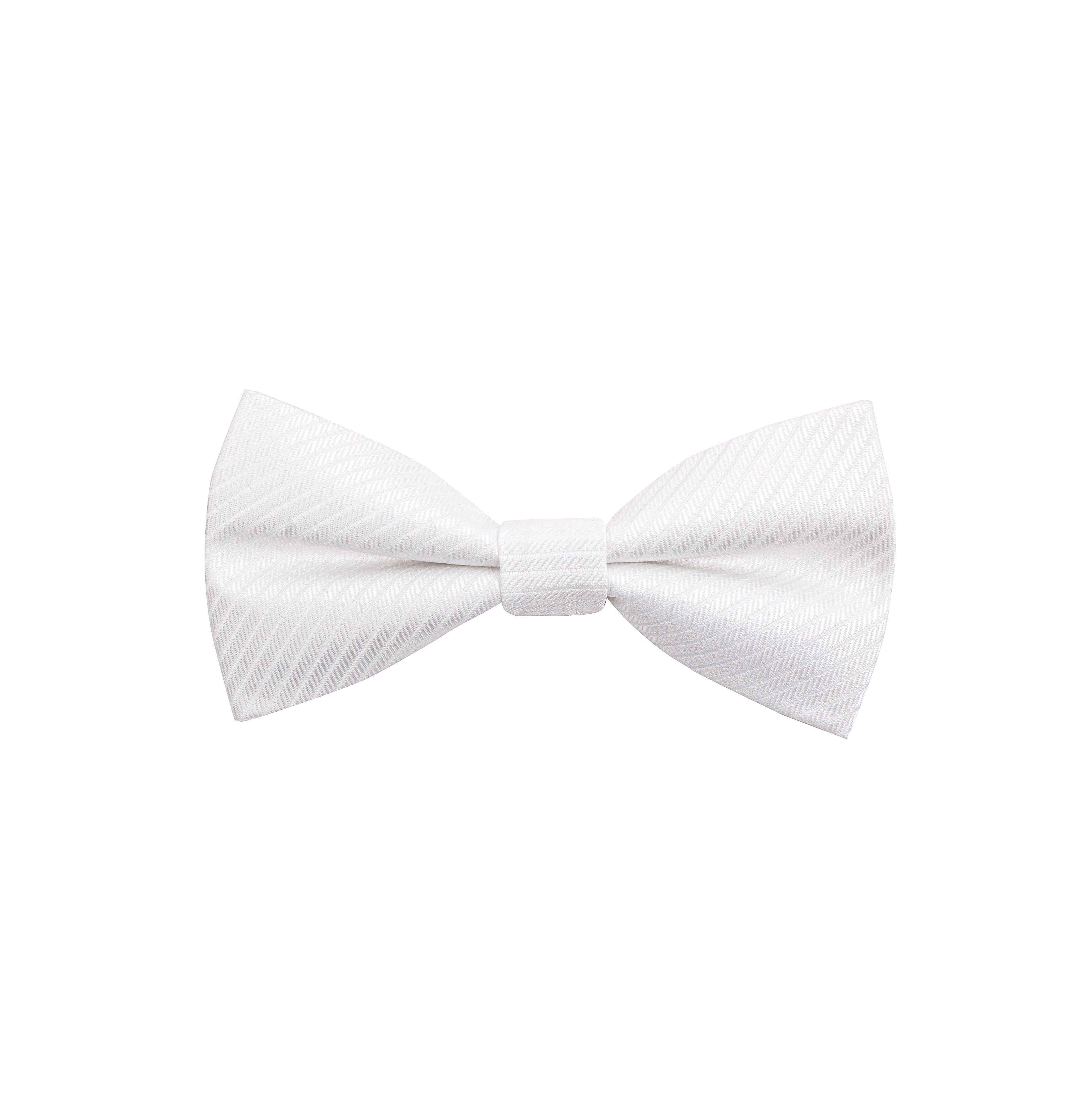 White Bow Tie - Ready Tied