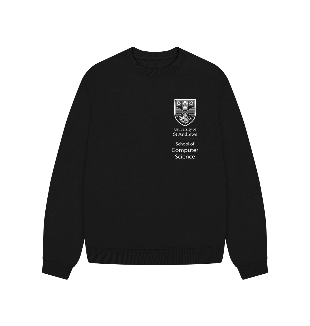 Black School of Computer Science Oversized Ladies Sweater