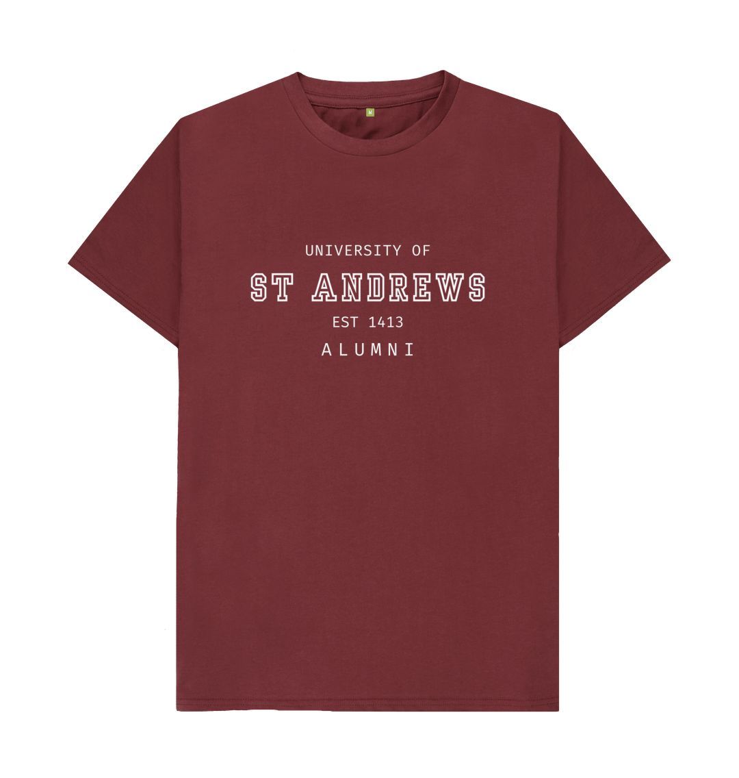 Red Wine Old School Alumni T-shirt