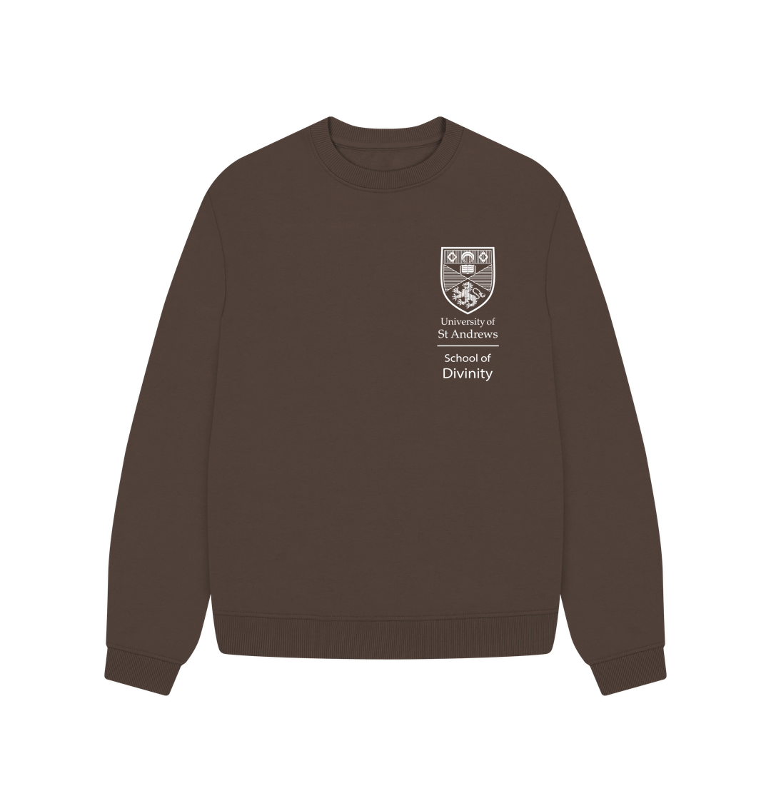 Chocolate School of Divinity Oversized Ladies Sweater