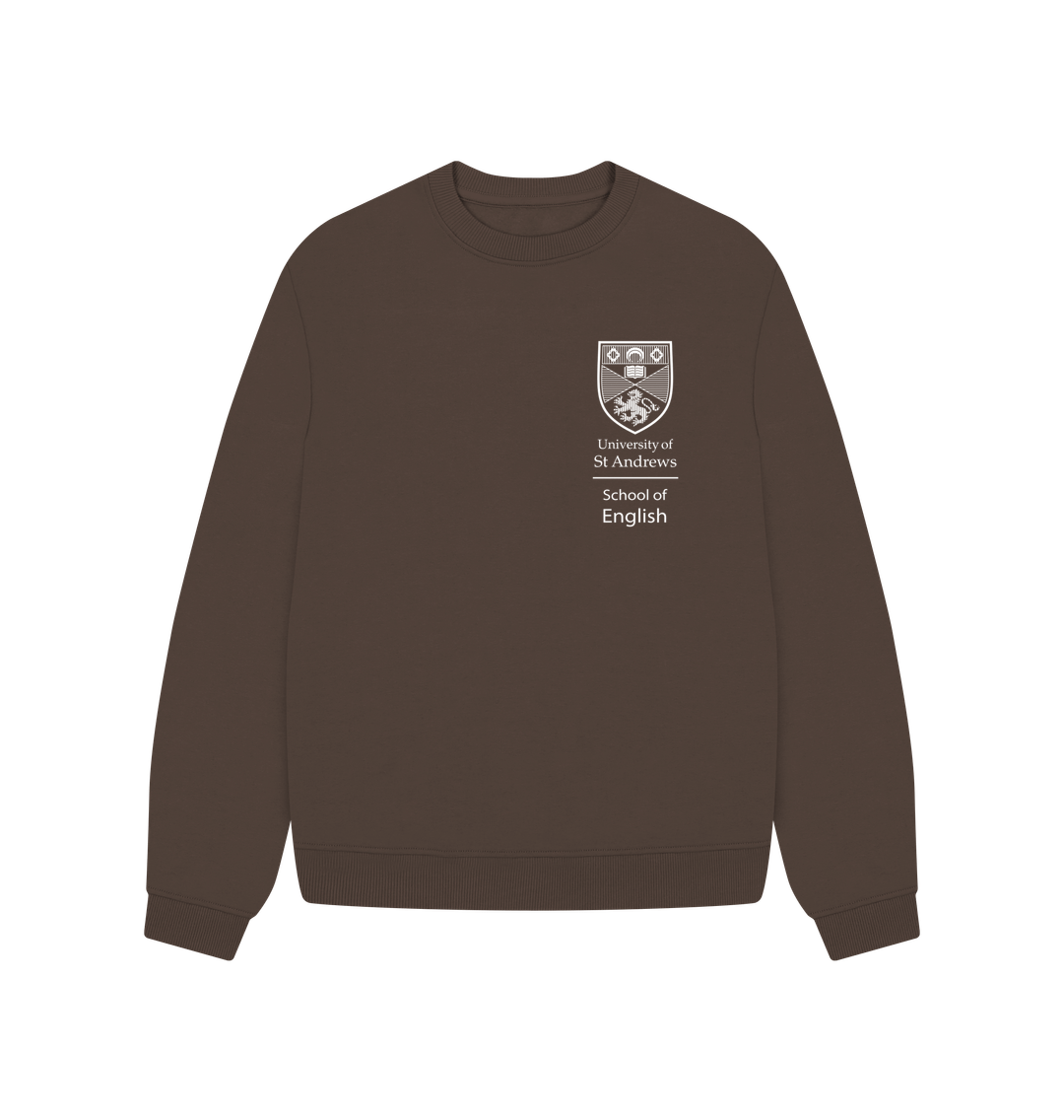 Chocolate School of English Oversized Ladies Sweater