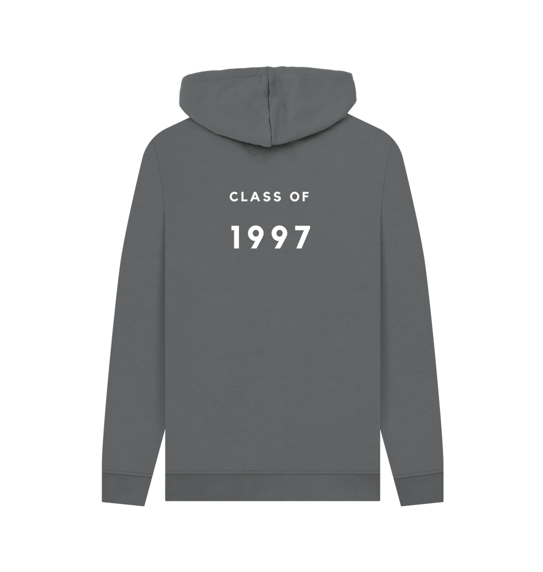 Slate Grey Offset Alumni Hoodie - Alan Martin