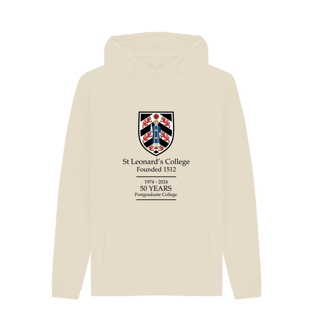 Oat St Leonard's College 50th anniversary large crest Hoodie