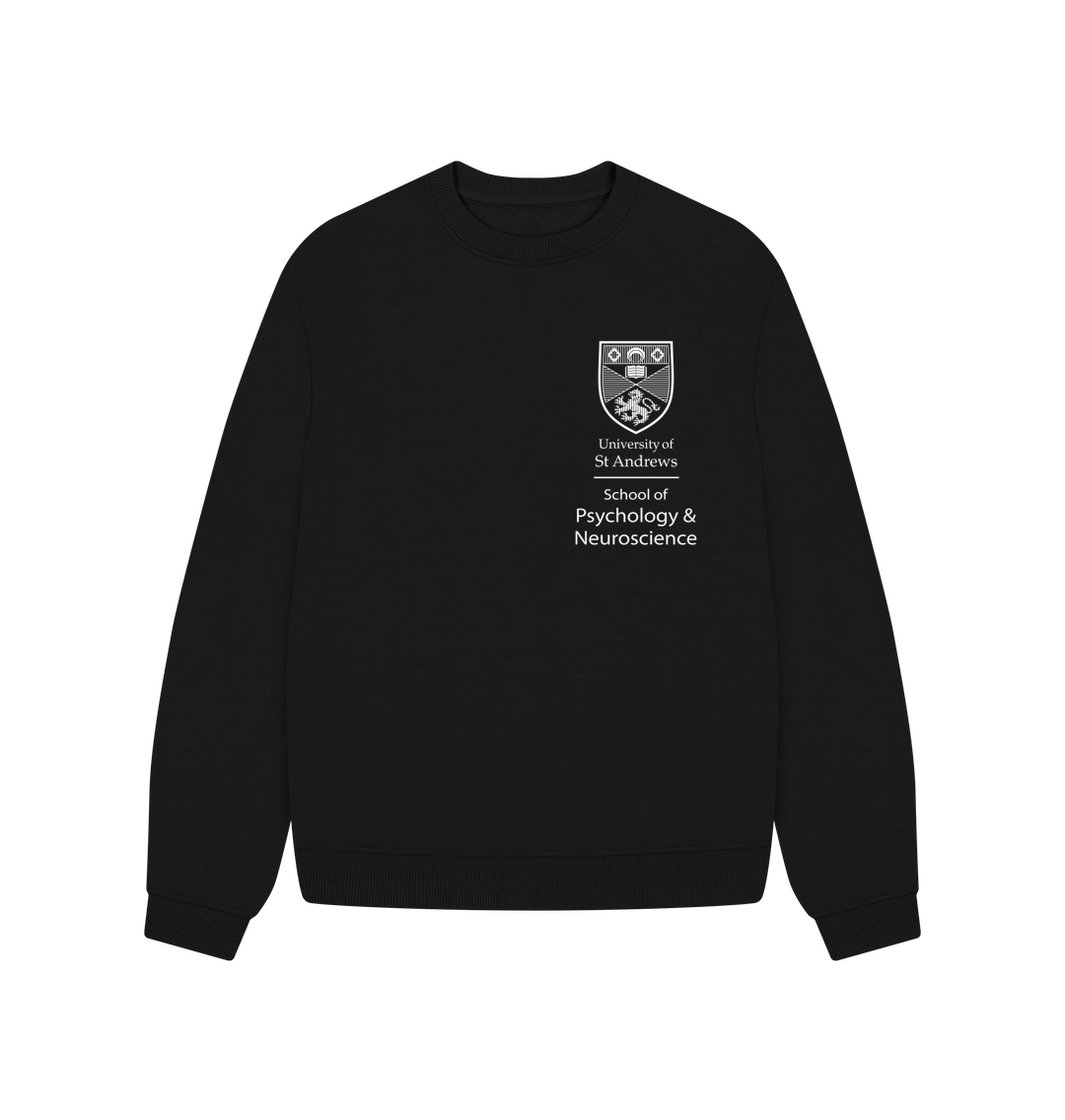 Black School of Psychology & Neuroscience Oversized Ladies Sweater