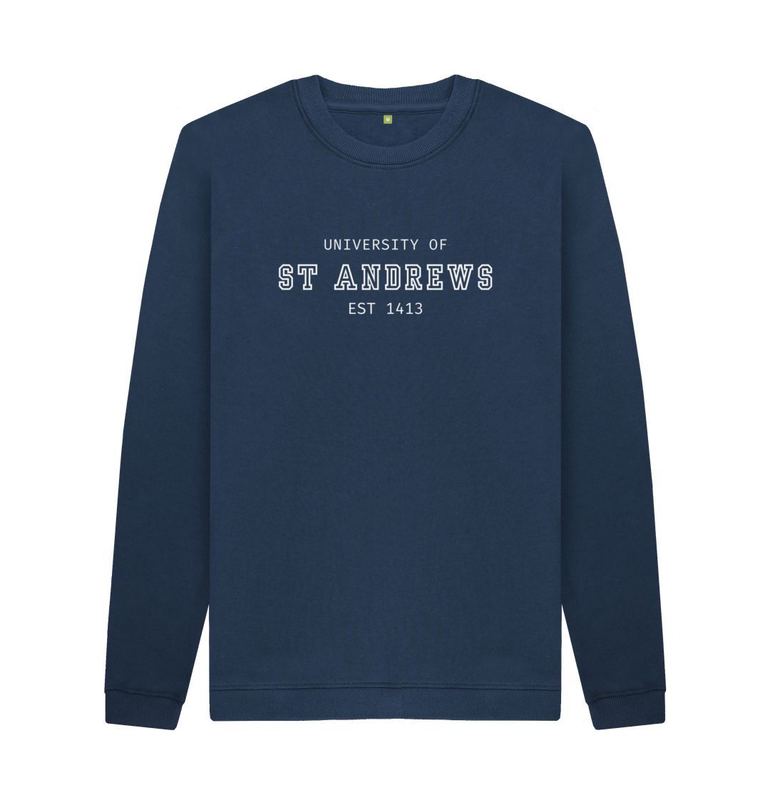 Navy Blue Old School Sweatshirt