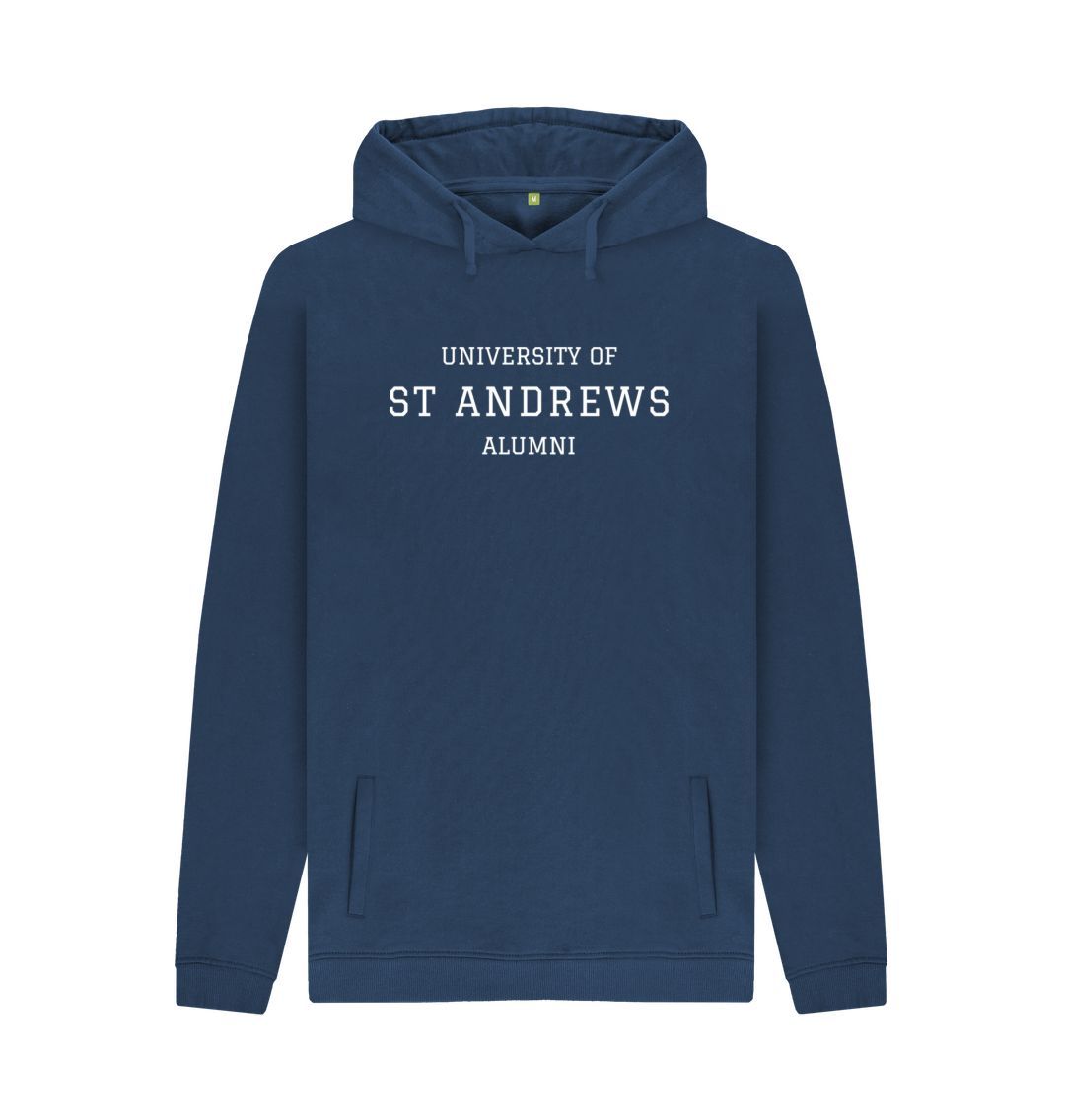 Navy Alumni Minimal Hoodie