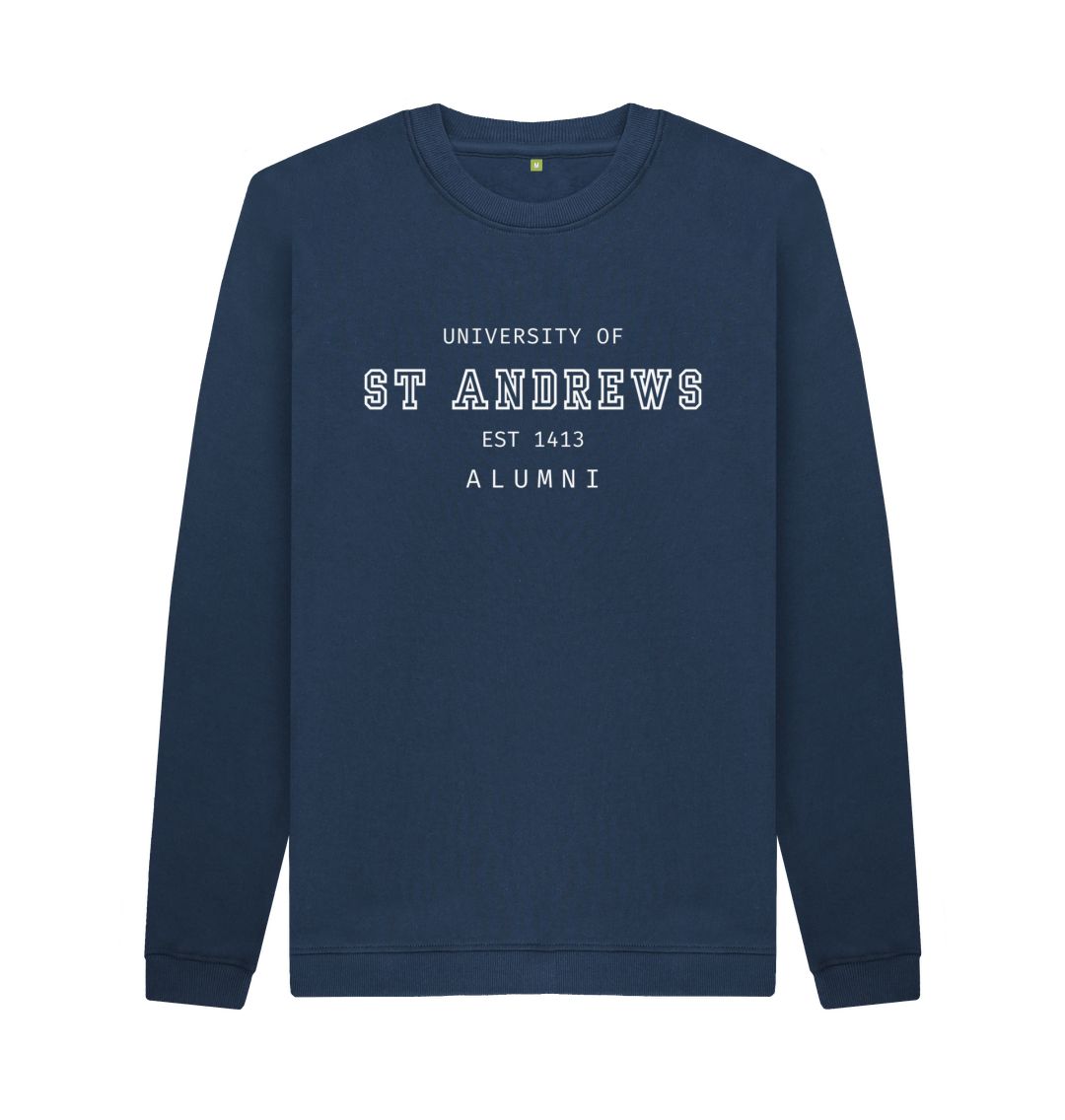 Navy Blue Old School Alumni Sweater