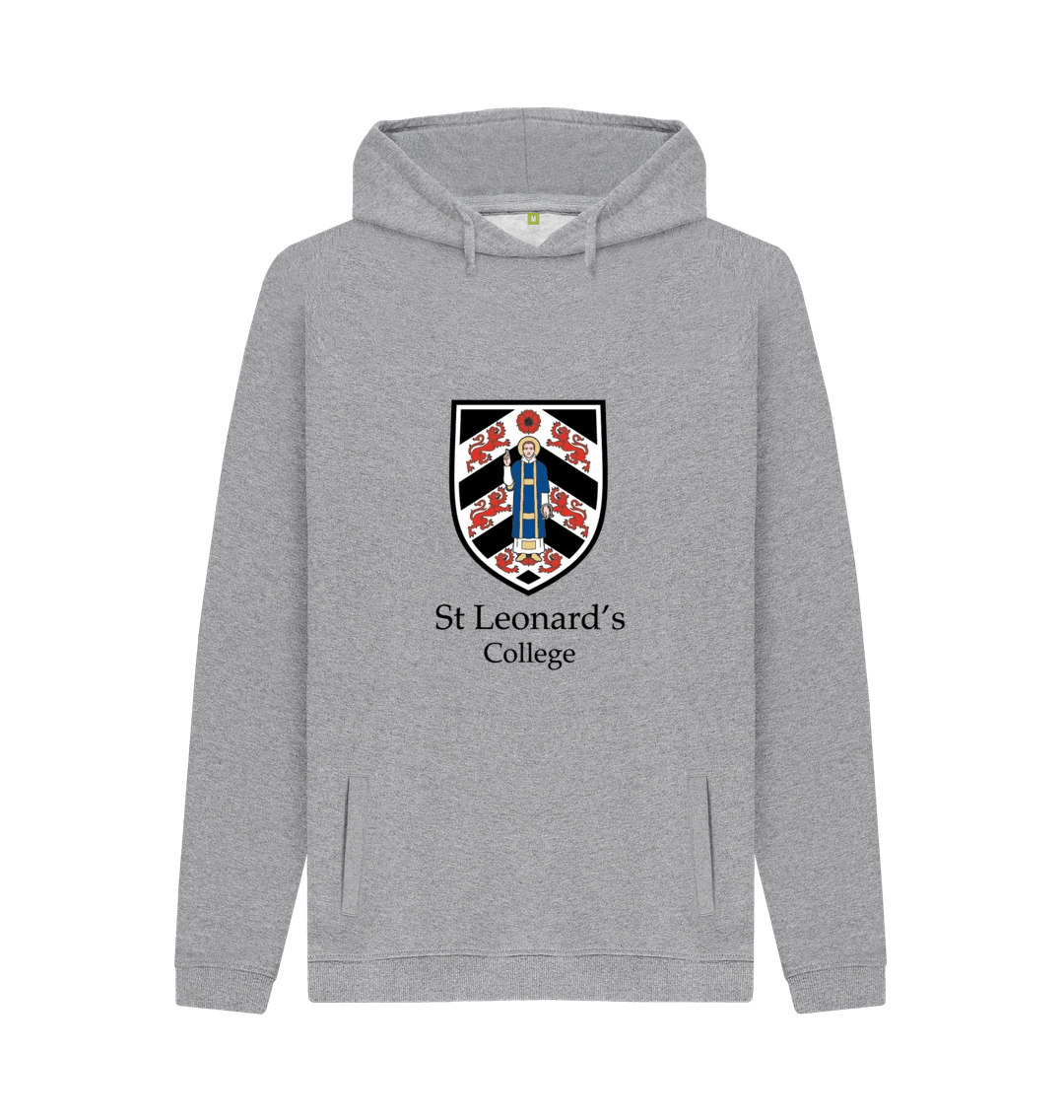 Light Heather St Leonard's College Large Crest Hoodie