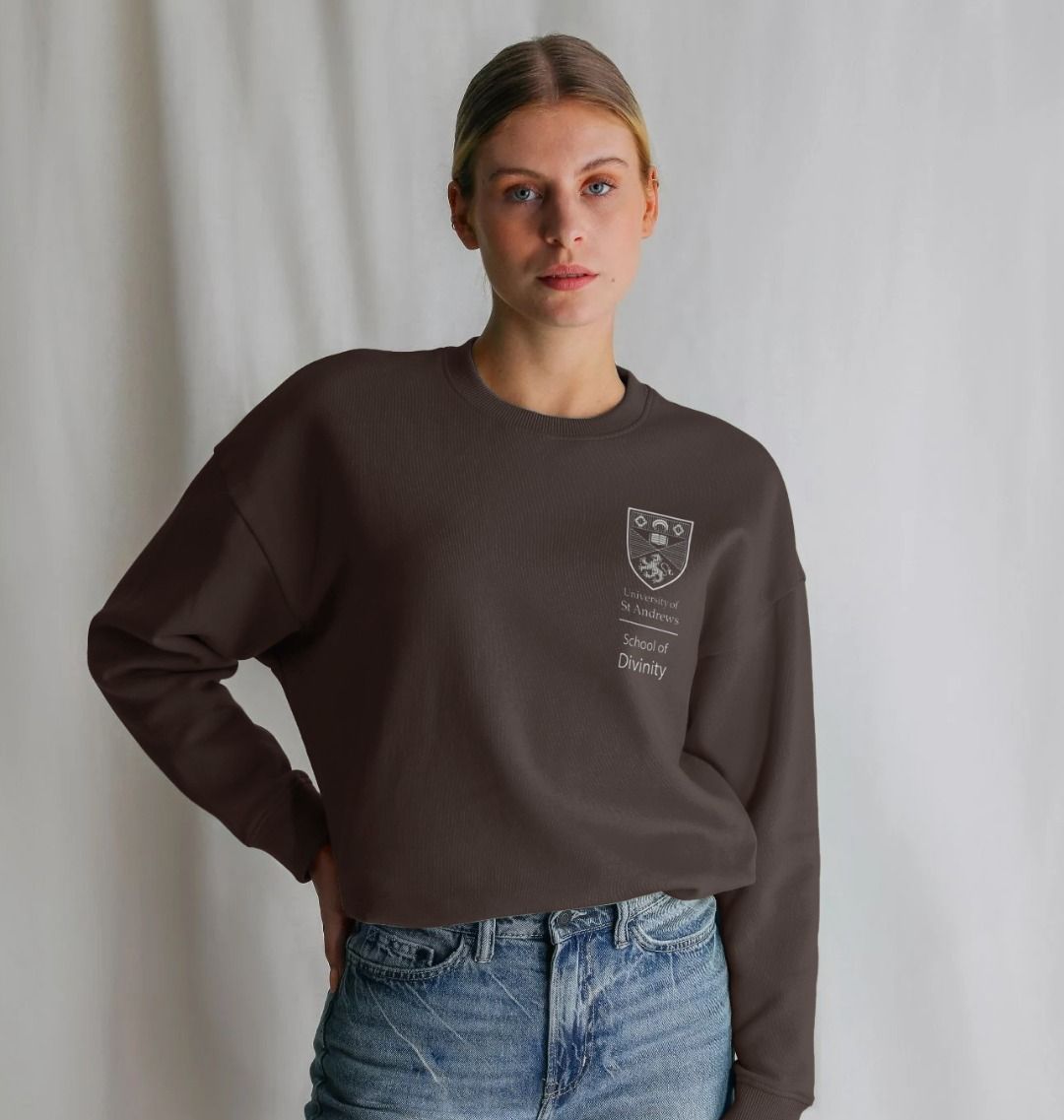 Chocolate School of Divinity Oversized Ladies Sweater