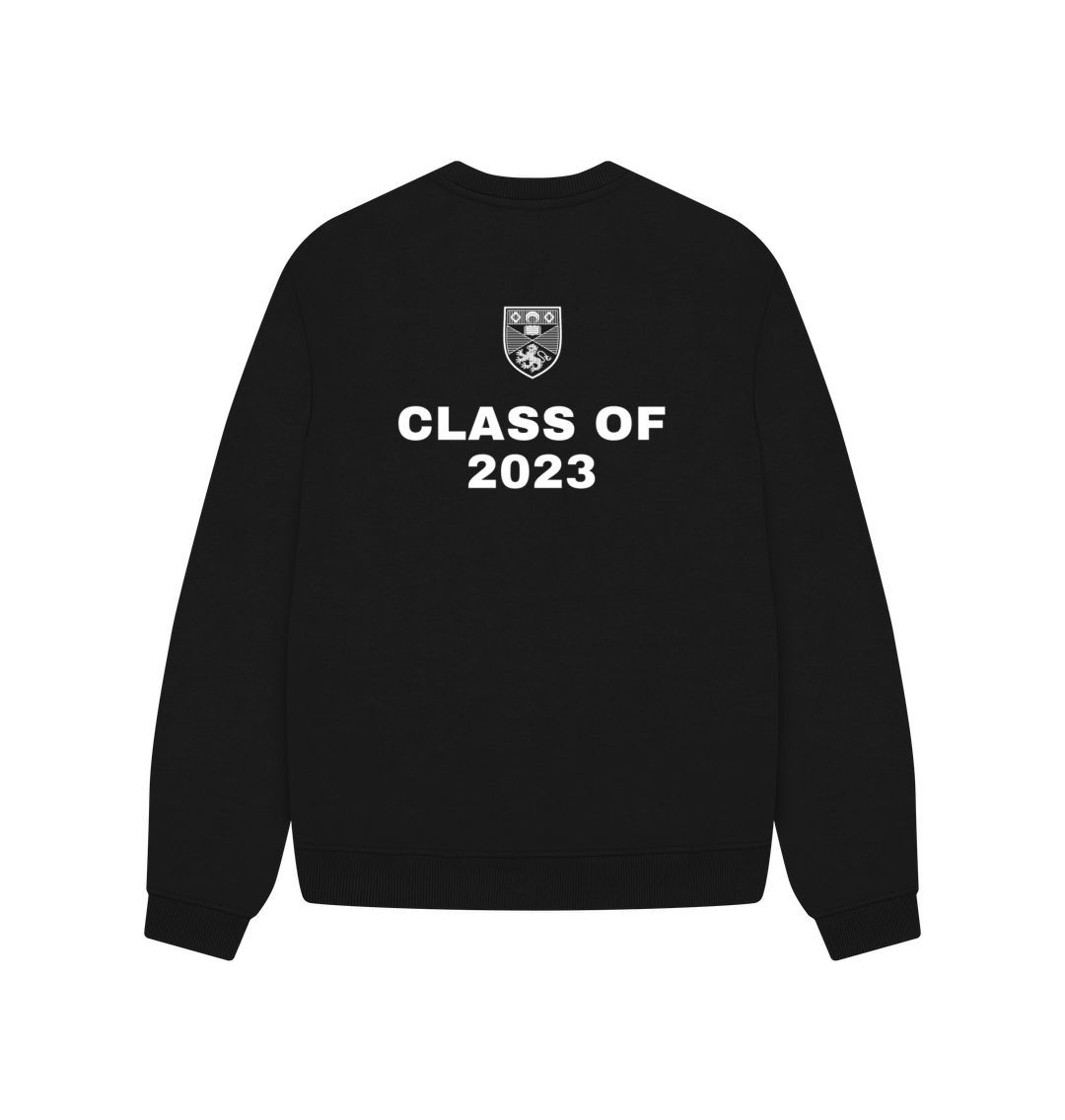 Black Ladies oversized graduate Sweater - Class of 2023