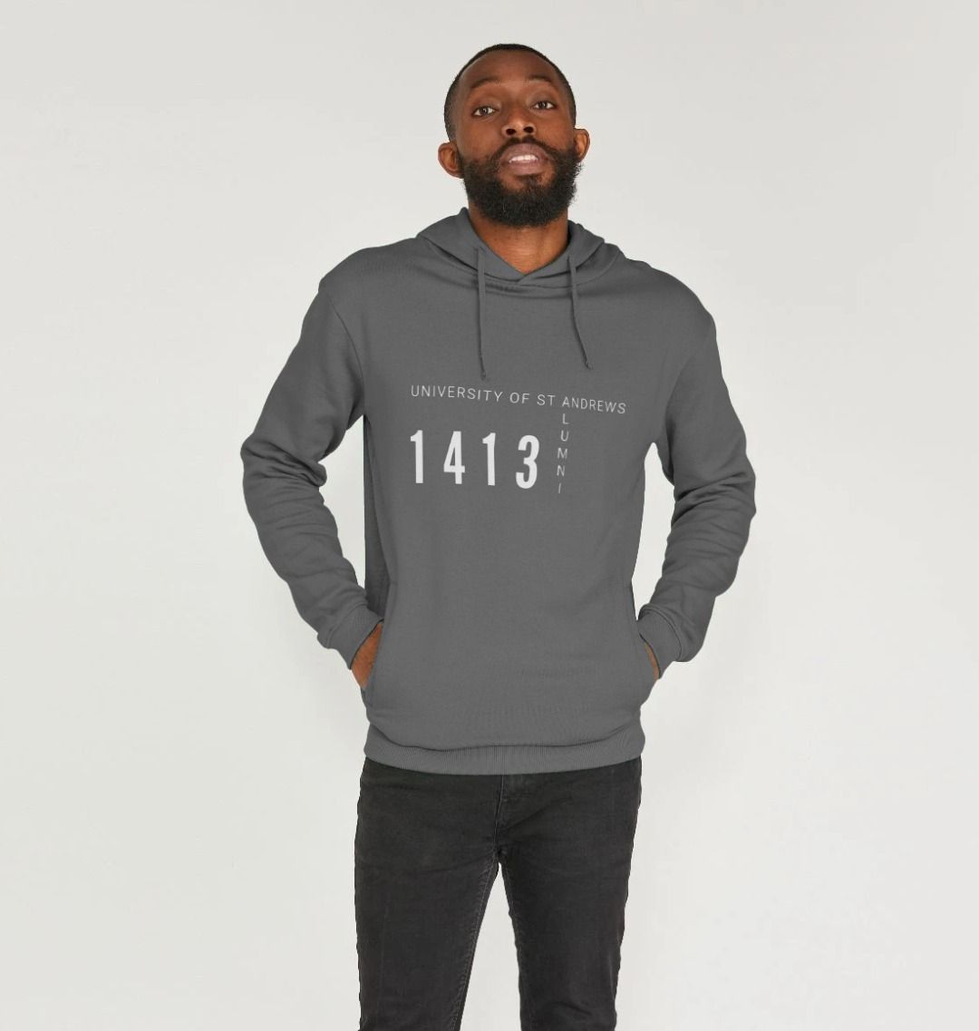 Slate Grey Crossword Alumni Hoodie