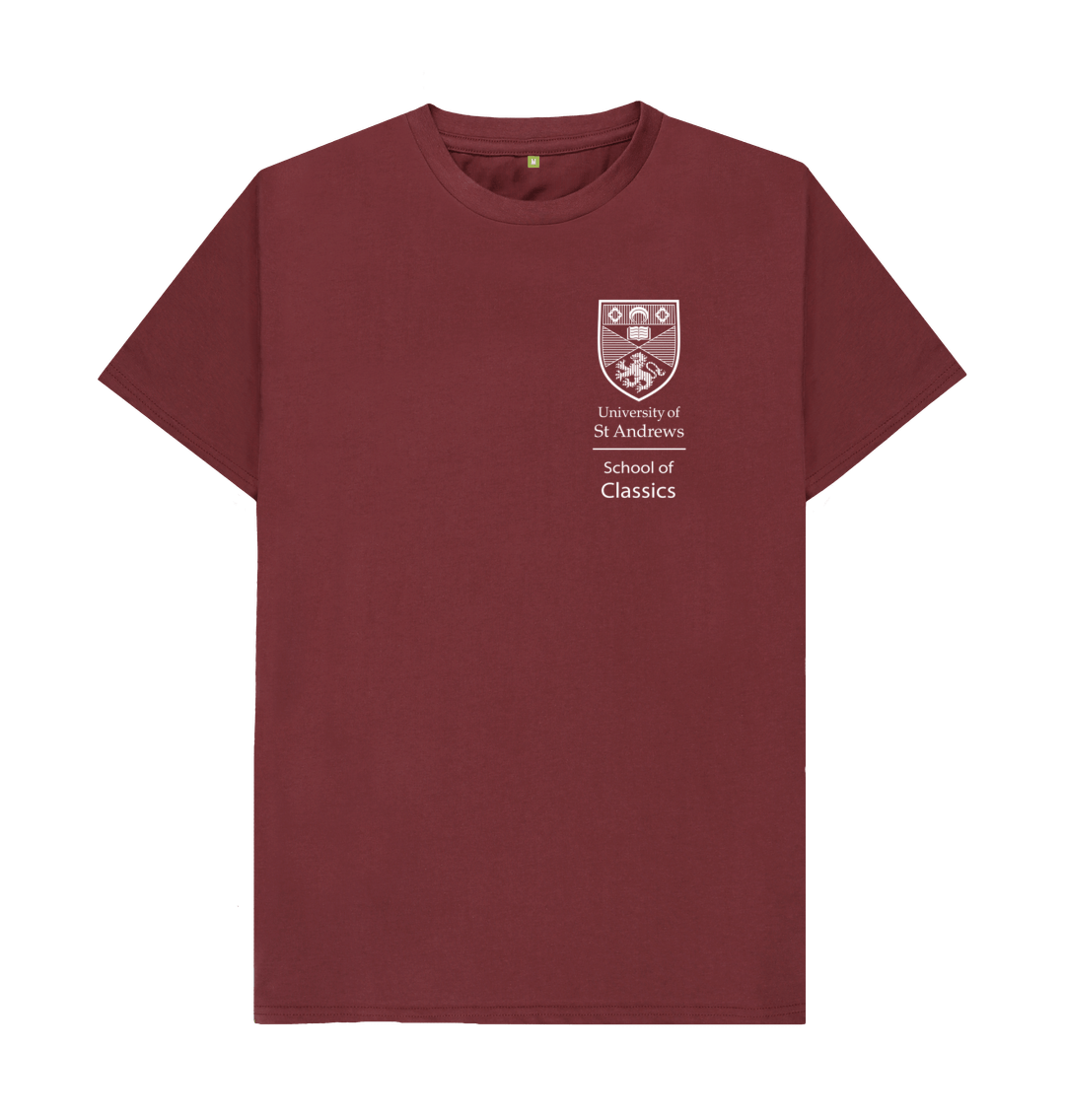 Red Wine School of Classics Back Print T-Shirt