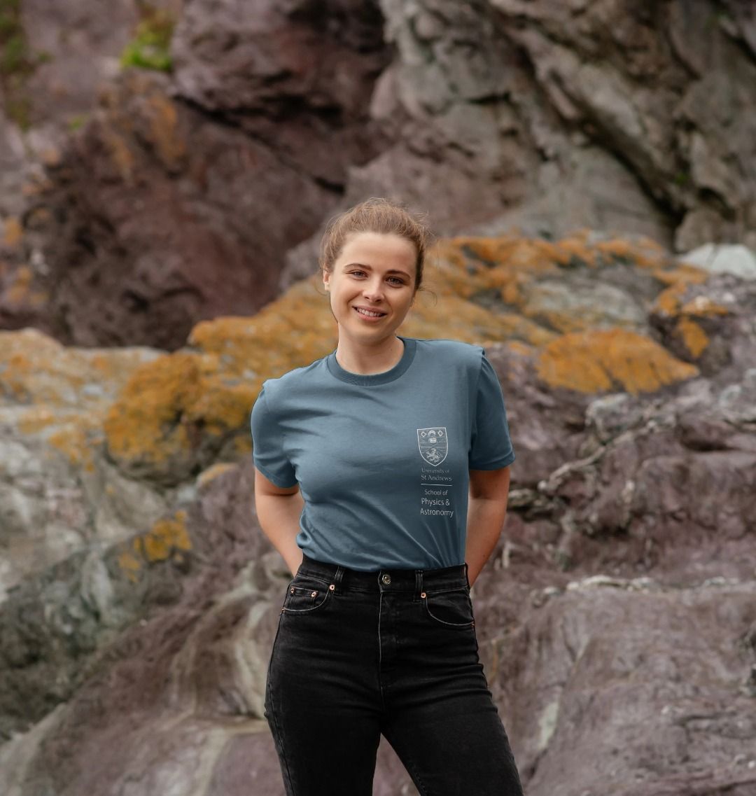 Stone Blue School of Physics & Astronomy T-Shirt