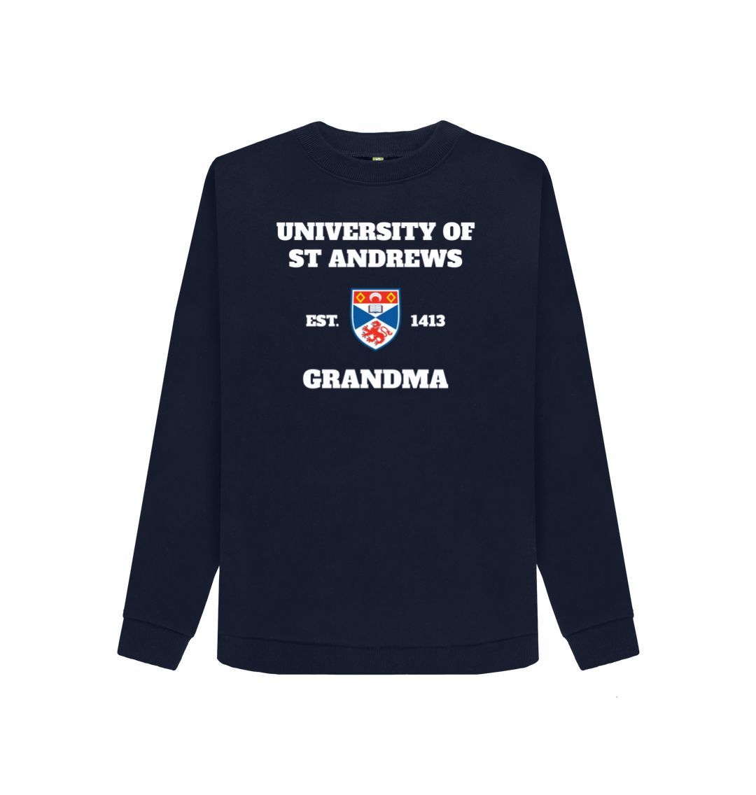 Navy Blue Grandma Jumper