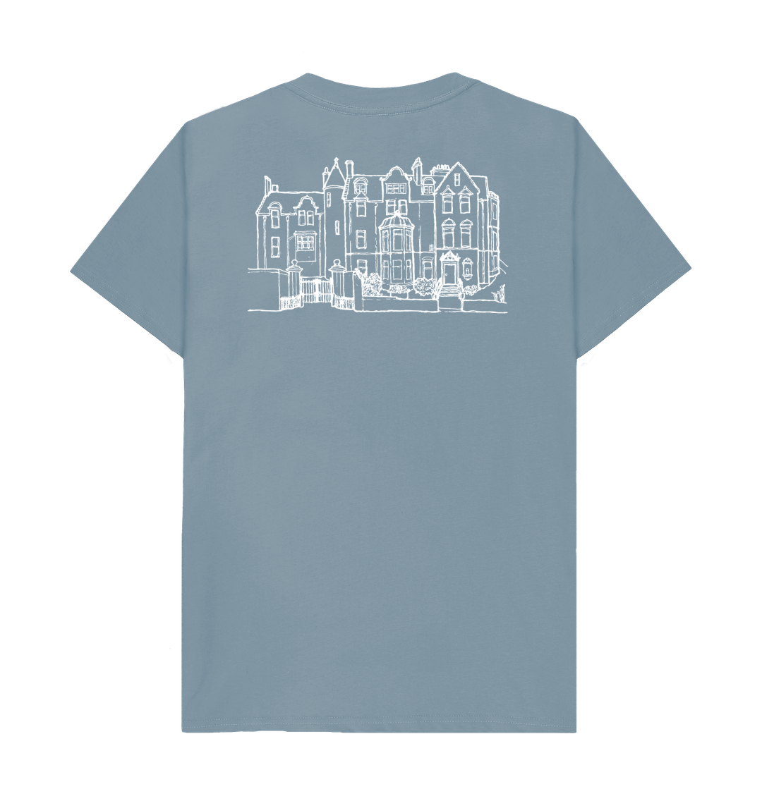 Stone Blue School of Classics Back Print T-Shirt