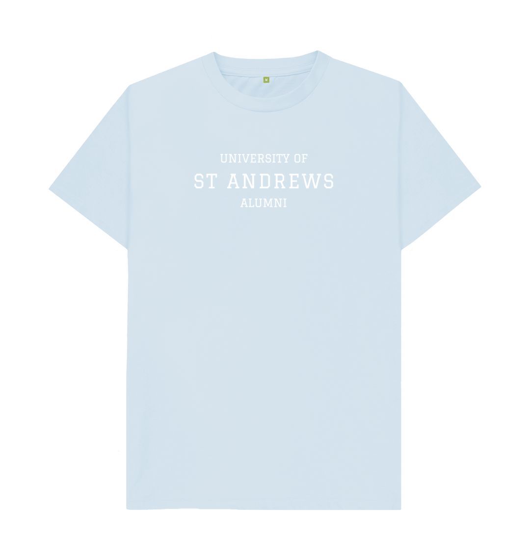 Sky Blue Alumni Minimal T-shirt