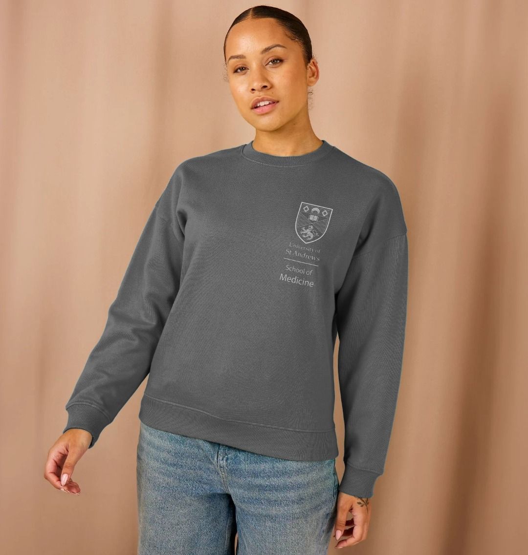 Slate Grey School of Medicine Oversized Ladies Sweater