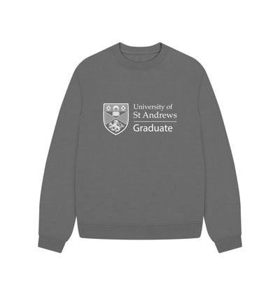 Slate Grey Ladies oversized graduate Sweater - Class of 2023