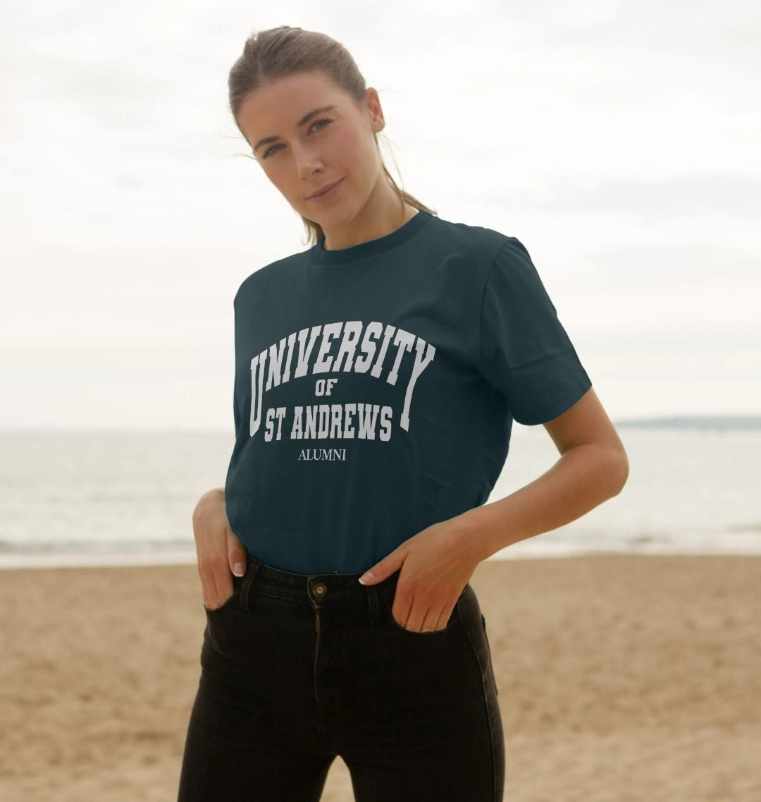 Navy Blue Alumni varsity T-shirt