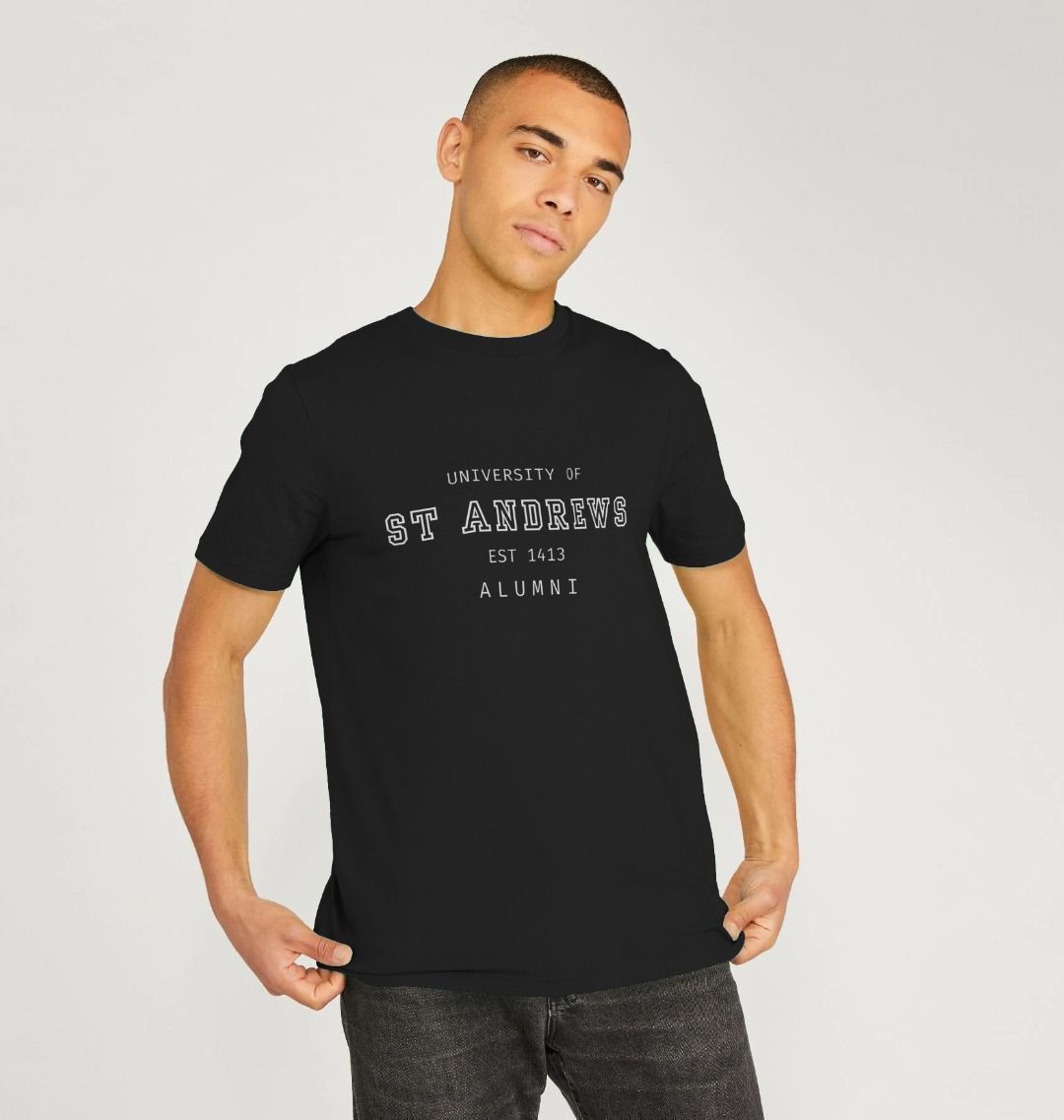 Black Old School Alumni T-shirt