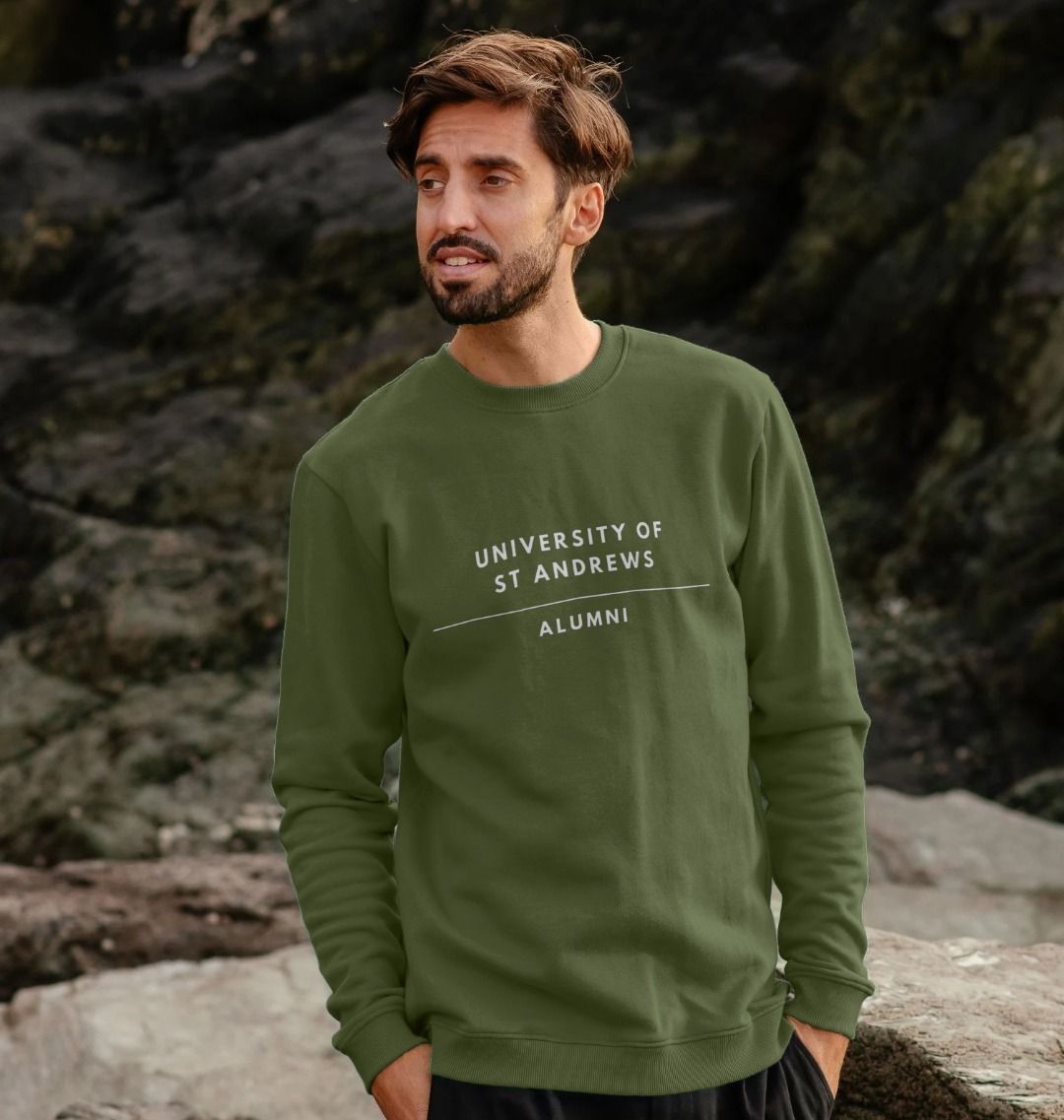 Khaki Mono Alumni Sweatshirt