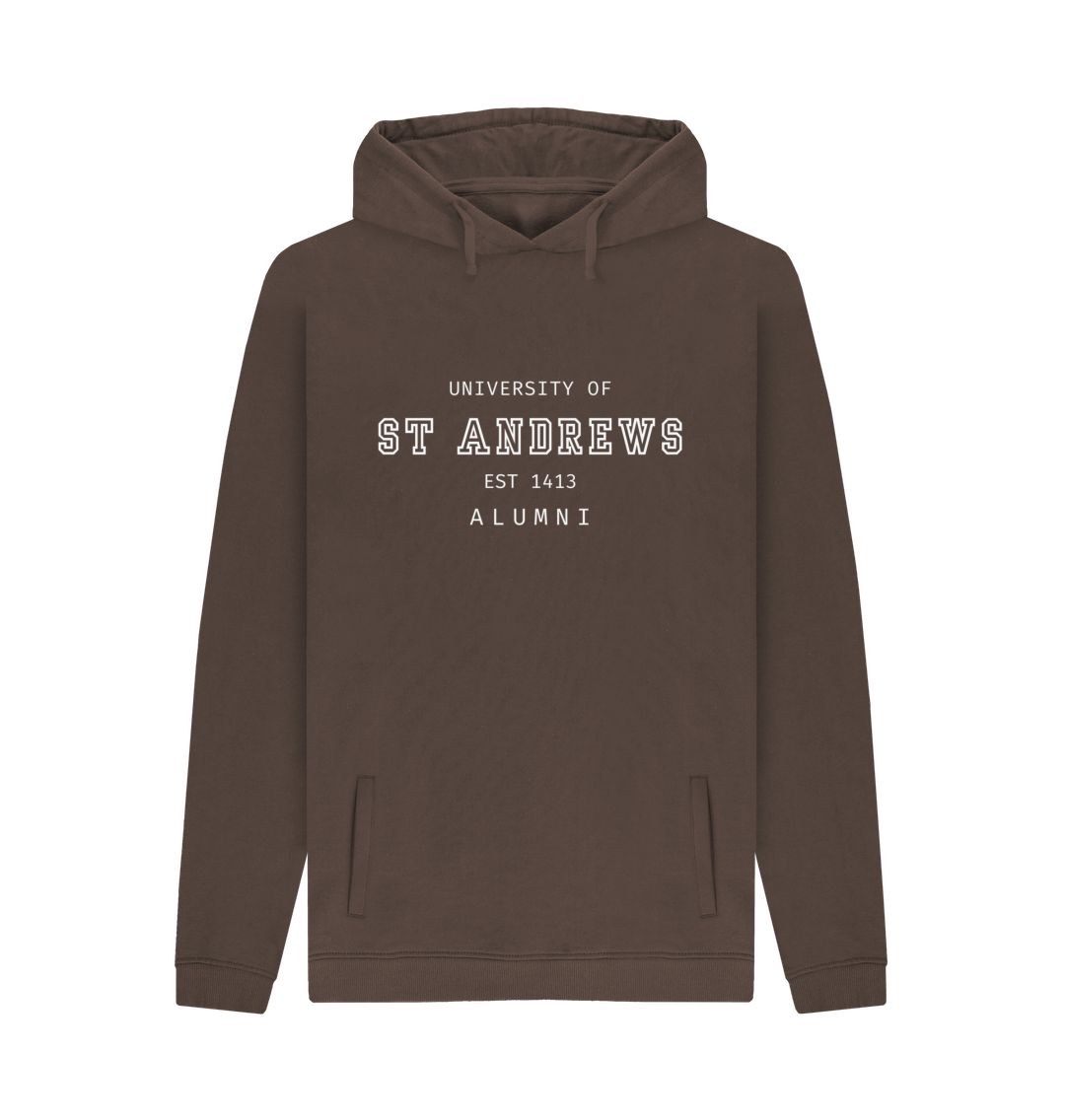 Chocolate Old School Alumni Hoodie